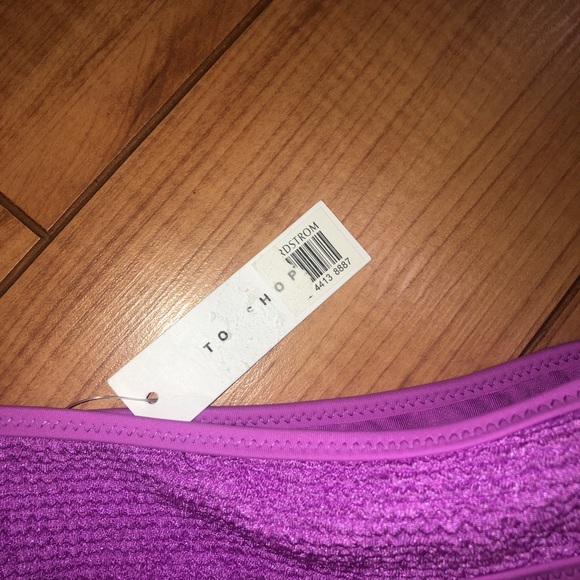 NWT Topshop crinkle bikini bottom lilac 10 - Picture 4 of 8